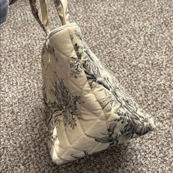 PIERRE DEUX Vintage French Country Cream Tote Bag with Vintage Toile Print - Picture 8 of 8